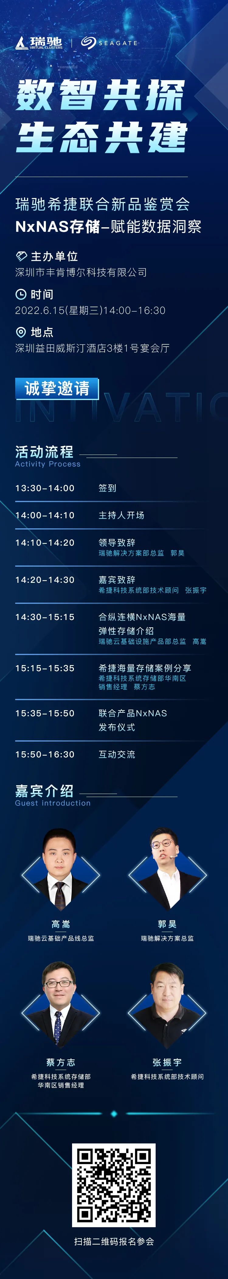邀請函 | 瑞馳希捷聯(lián)合新品鑒賞會，誠邀您蒞臨