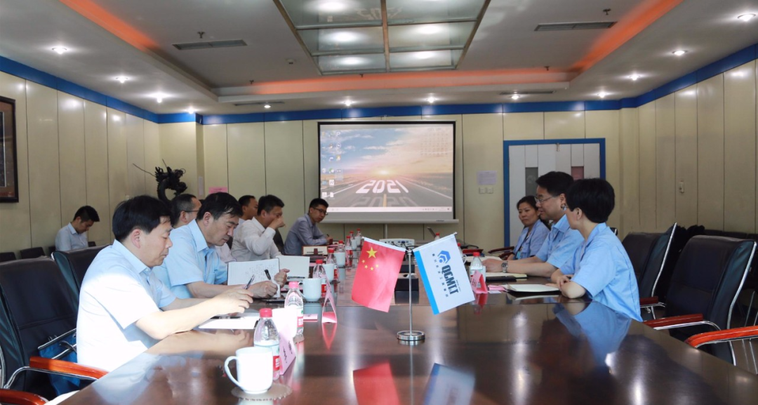 中國(guó)長(zhǎng)城資產(chǎn)管理股份有限公司總裁梁強(qiáng)到訪秦川集團(tuán)